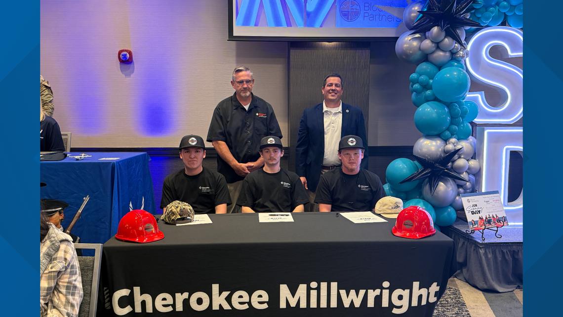 Blount County high school seniors accept job offers at signing event