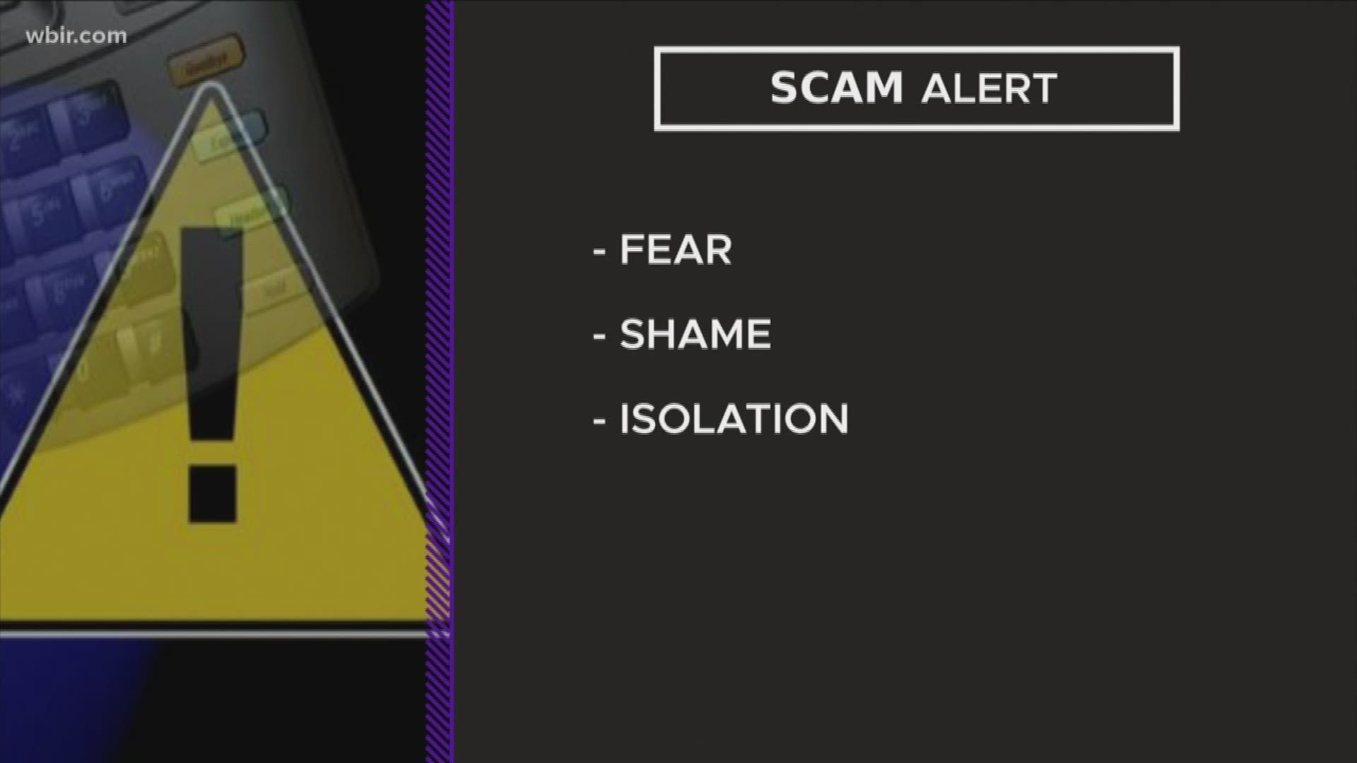 KPD said scam artists take advantage of people through fear, shame and isolation.