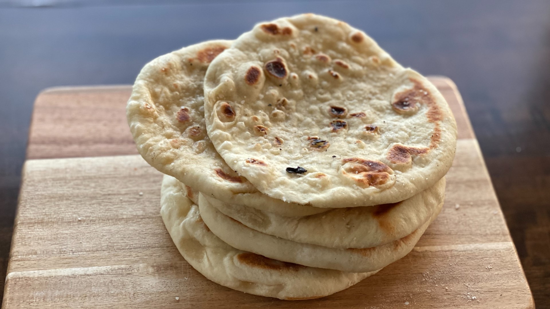 Jes Thomas shares a recipe on how to make naan in a bread maker.