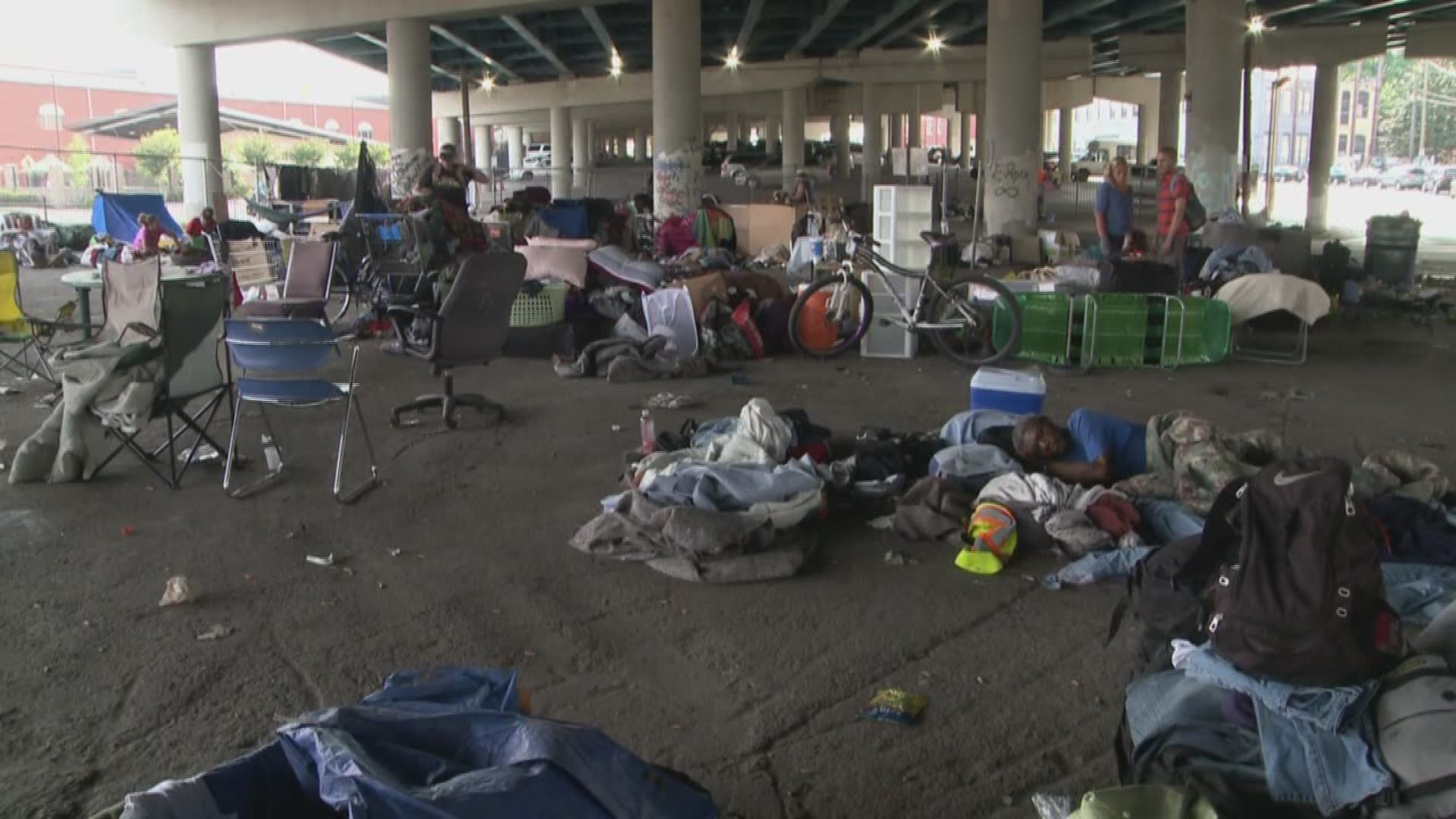 Soon Knoxville's homeless can gather in a designated day-space set aside by the city, under the I-40 bridge at Broadway near downtown Knoxville. We're answering your questions about the new project and the homeless population.