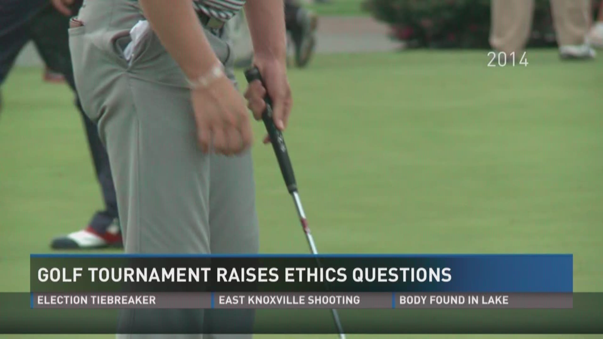 Two knox county commissioners are drawing fire from critics who say their participation in a golf tournament blurs the line of ethics.