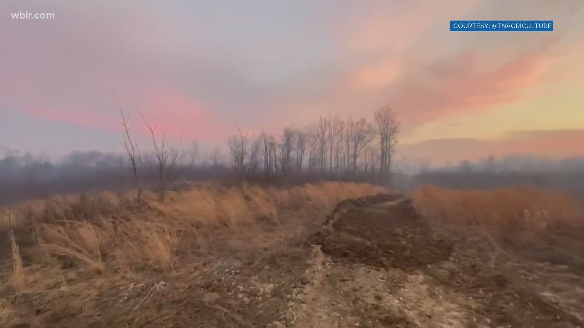 in Fentress county, authorities said the 1,000 acre fire is now 85 percent contained.