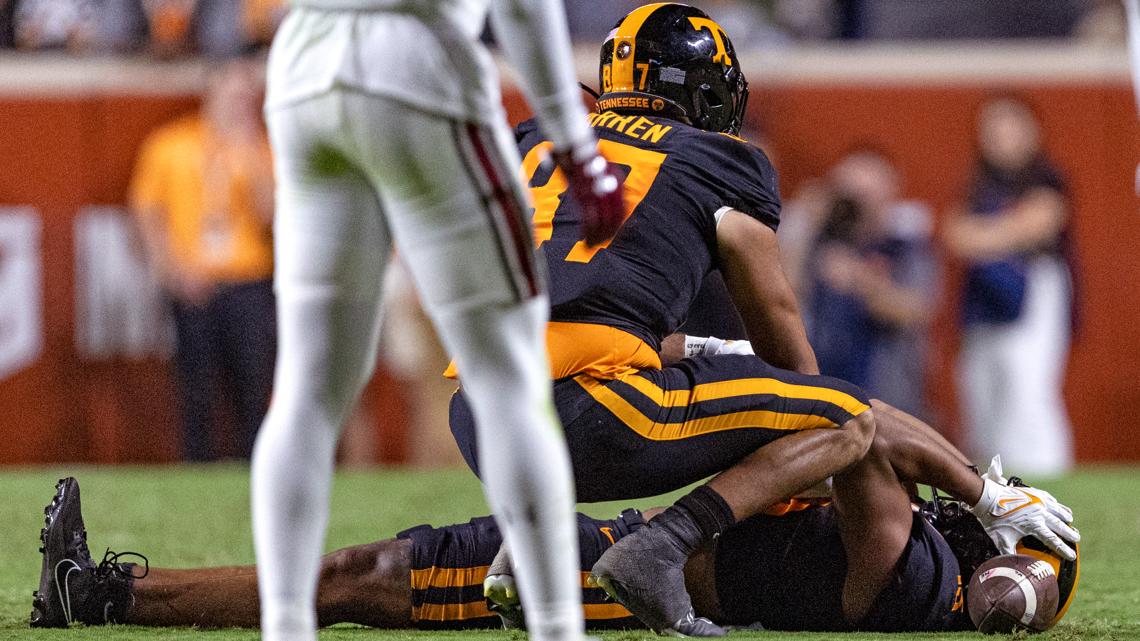 Tennessee WR Bru McCoy out for season following ankle injury