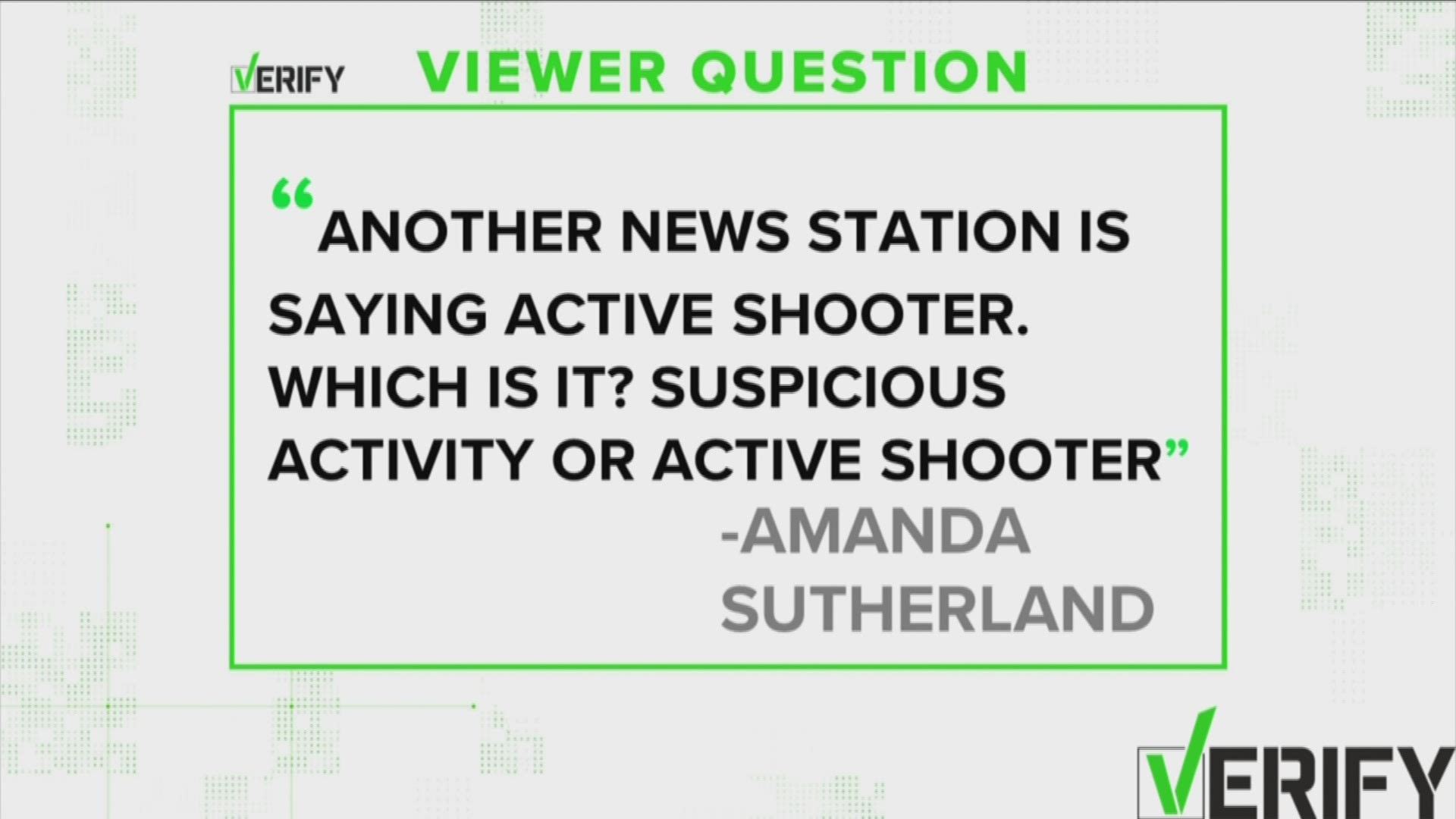 During a lockdown at the air base, some media reported an active shooter. WBIR did not. We VERIFY how we confirmed information for reporting.