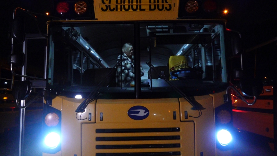 School bus drivers in Knox County get back to early morning routine after winter break