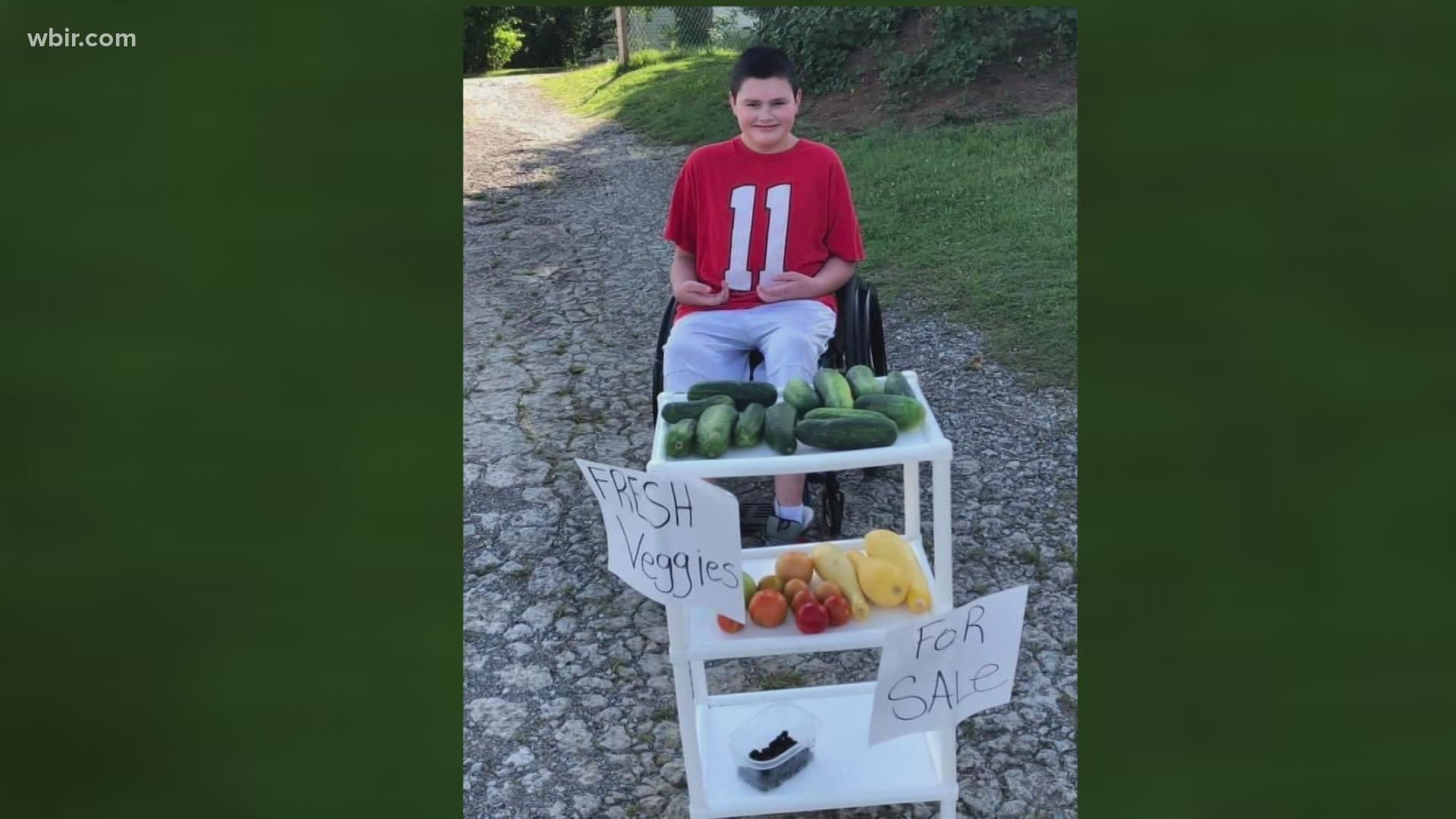 The price is right at Chaz's Lemonade and Produce Stand in Maryville where a kind-hearted teen offers food, drink and smiles.