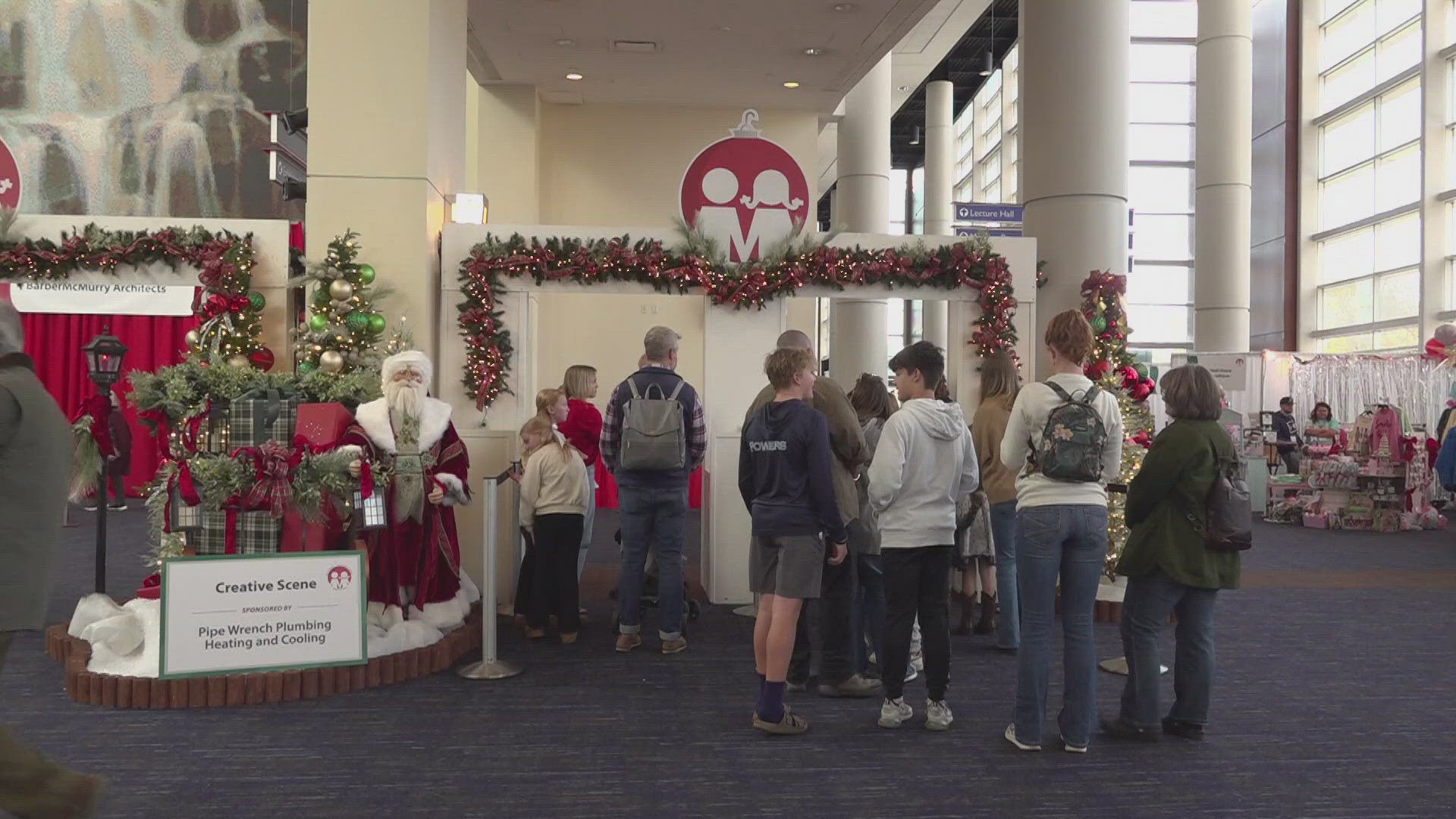 East Tennessee Children's Hospital offers potholder craft and face painting at Fantasy of Trees.