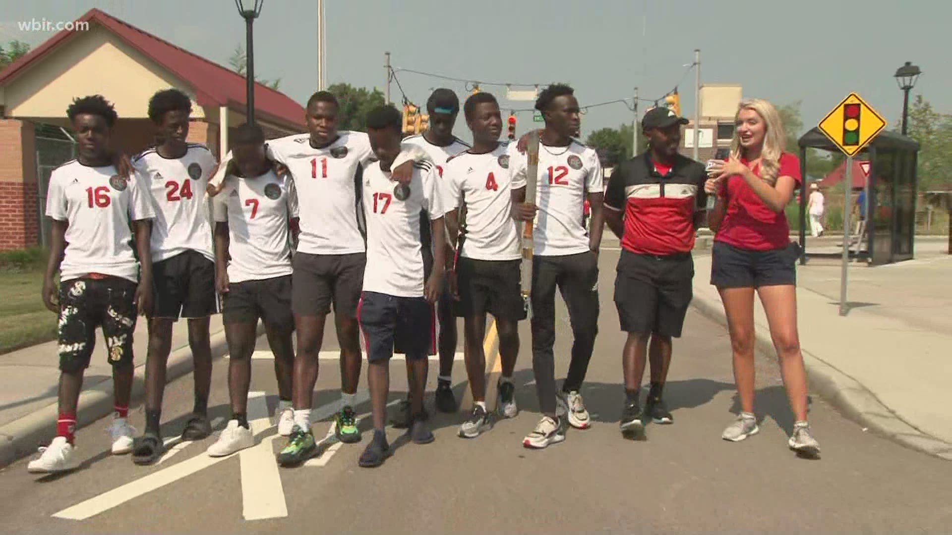 We catch up with members of the Austin-East Boys Soccer team after they won state. July 23, 2021-4pm.