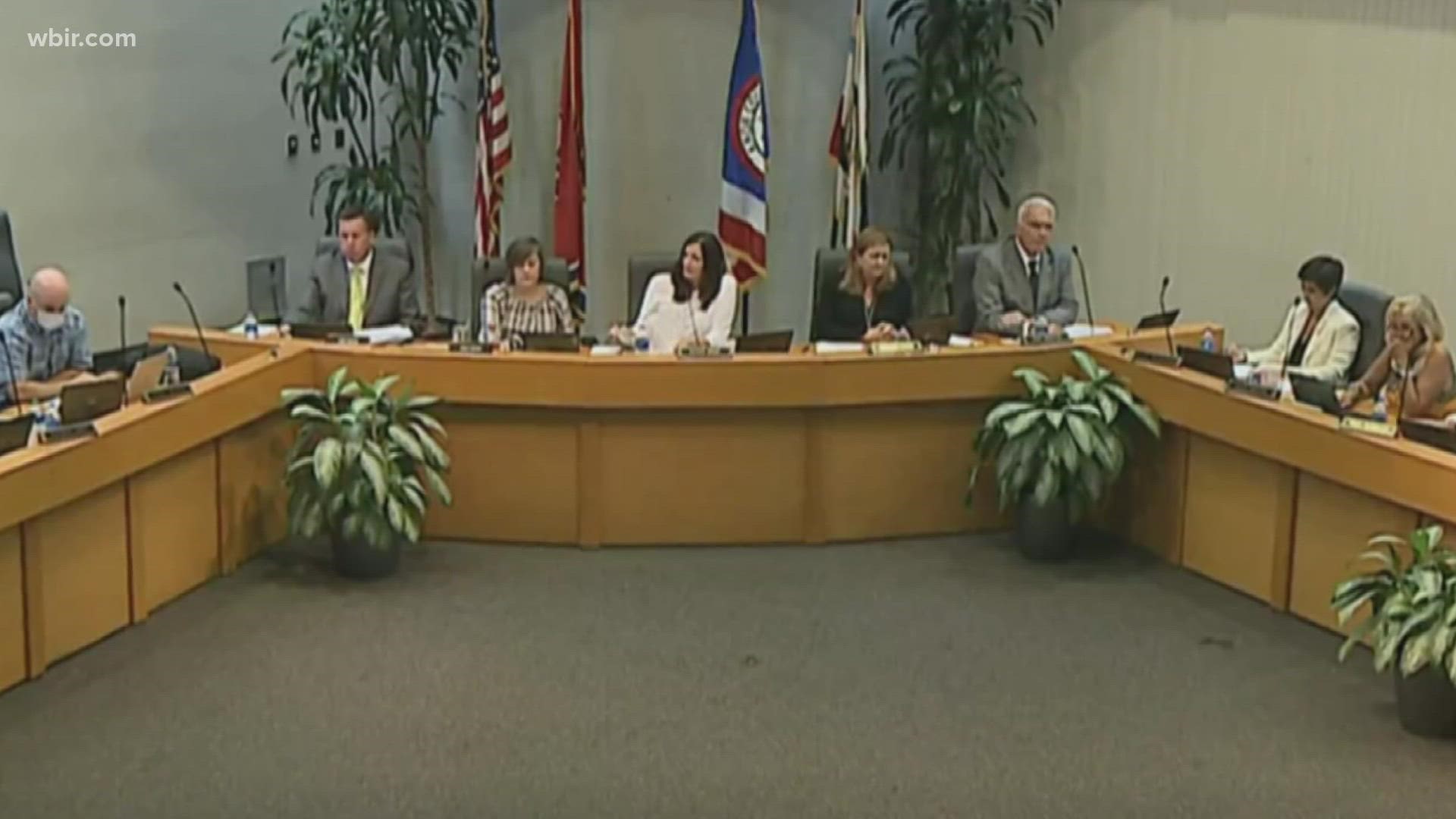 On Wednesday, the meeting turned into an intense discussion about the power and authority of the board of education.