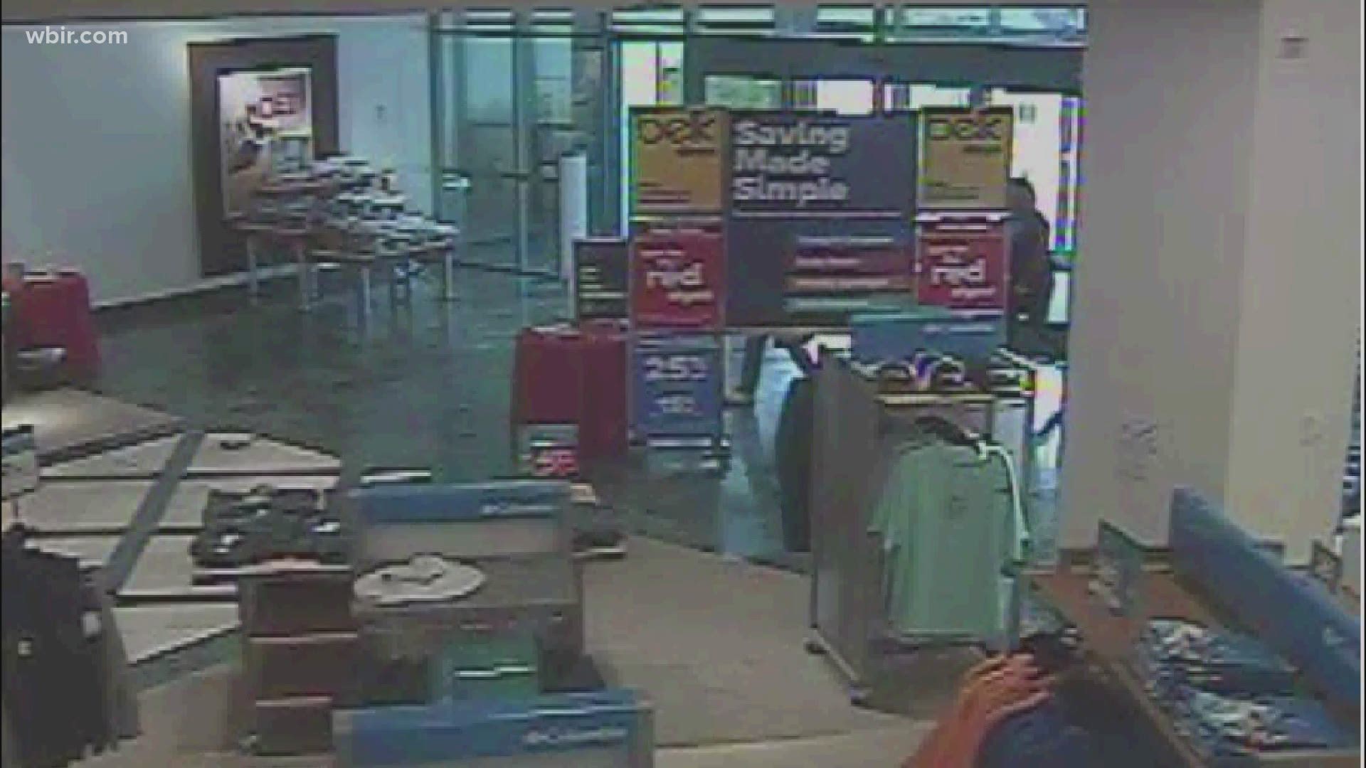 Knoxville police need help finding a woman involved in a robbery at West Town Mall.