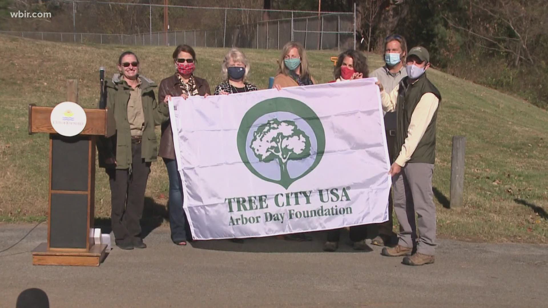 Knoxville celebrated Arbor Day on Monday.