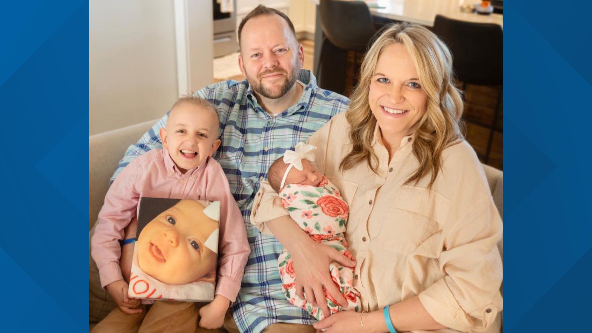 Mabry Kate died from a rare neurological condition called Krabbe disease at 10 months old. Her brother Owen was also diagnosed with the condition.