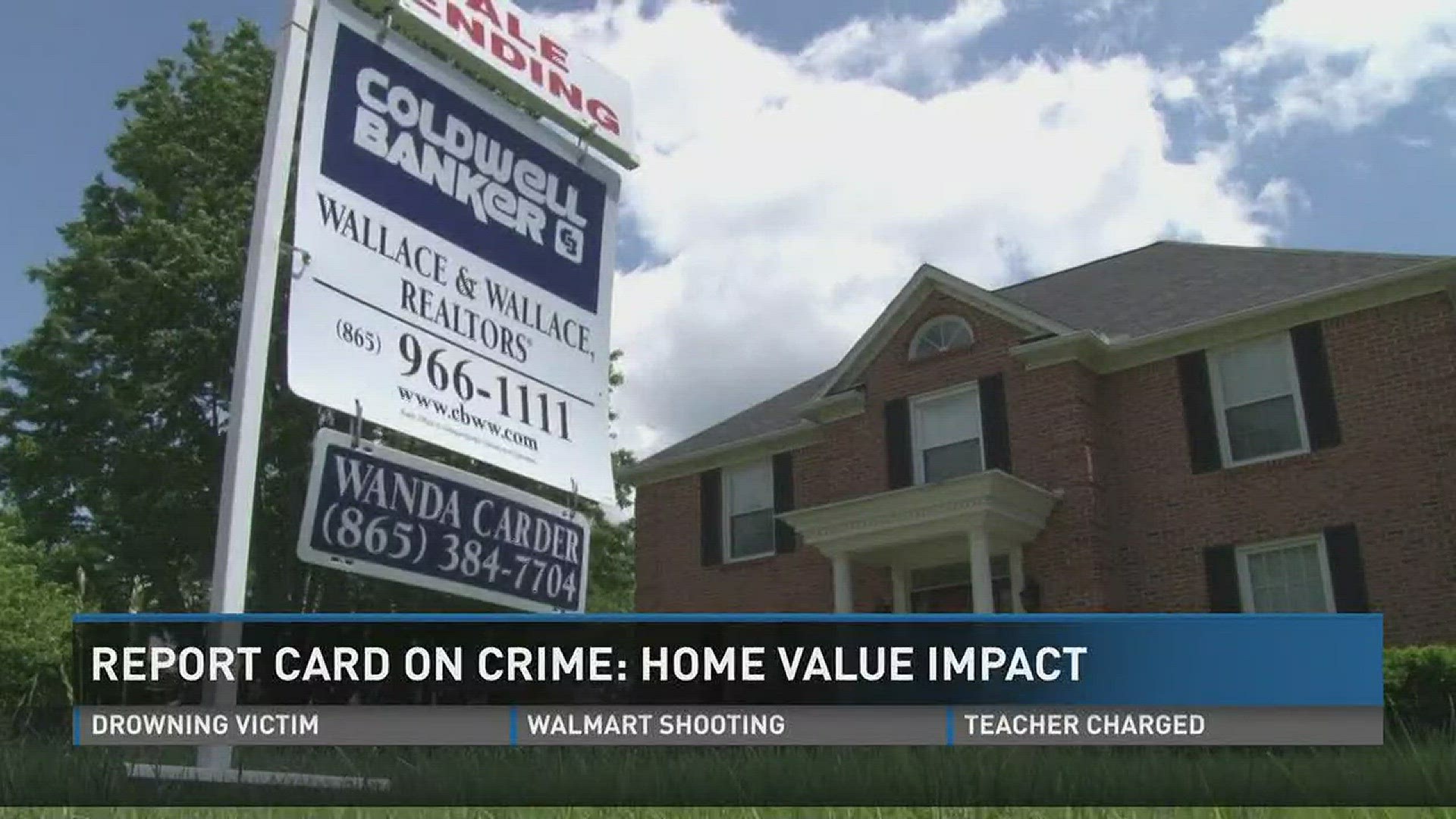 Tonight we look at how crime numbers impact the value of homes.