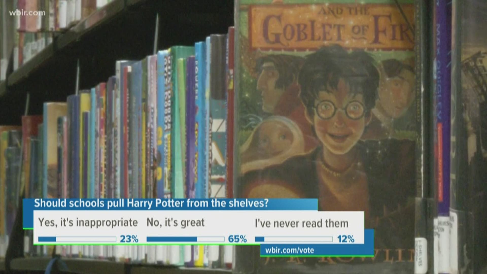 Harry Potter books are no longer on library shelves at a Nashville Catholic school after a pastor said they were inappropriate. But a downtown Knoxville church believes the books shine in a different light.