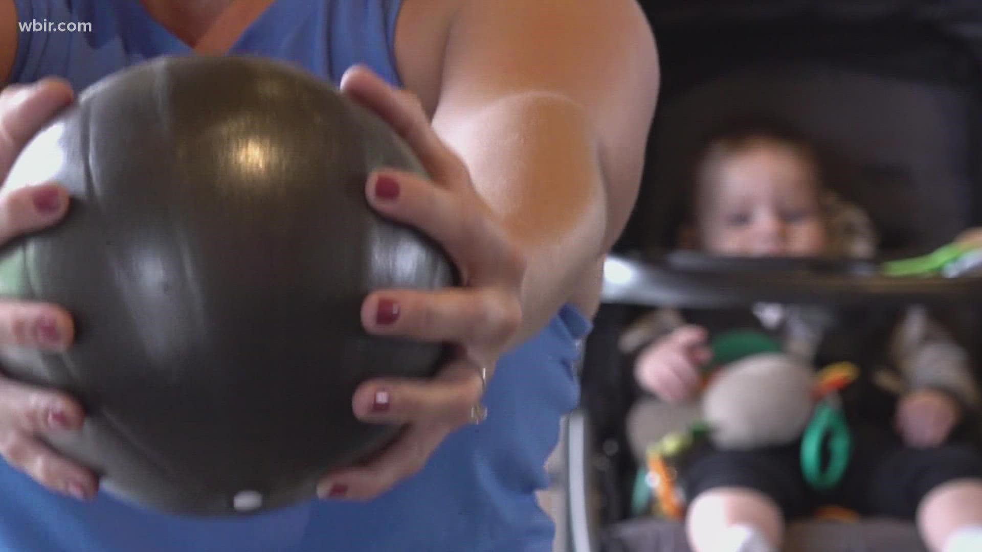 It's a workout program called "Fit4Mom" that Robyn Wendel introduced to the Knoxville area in May.