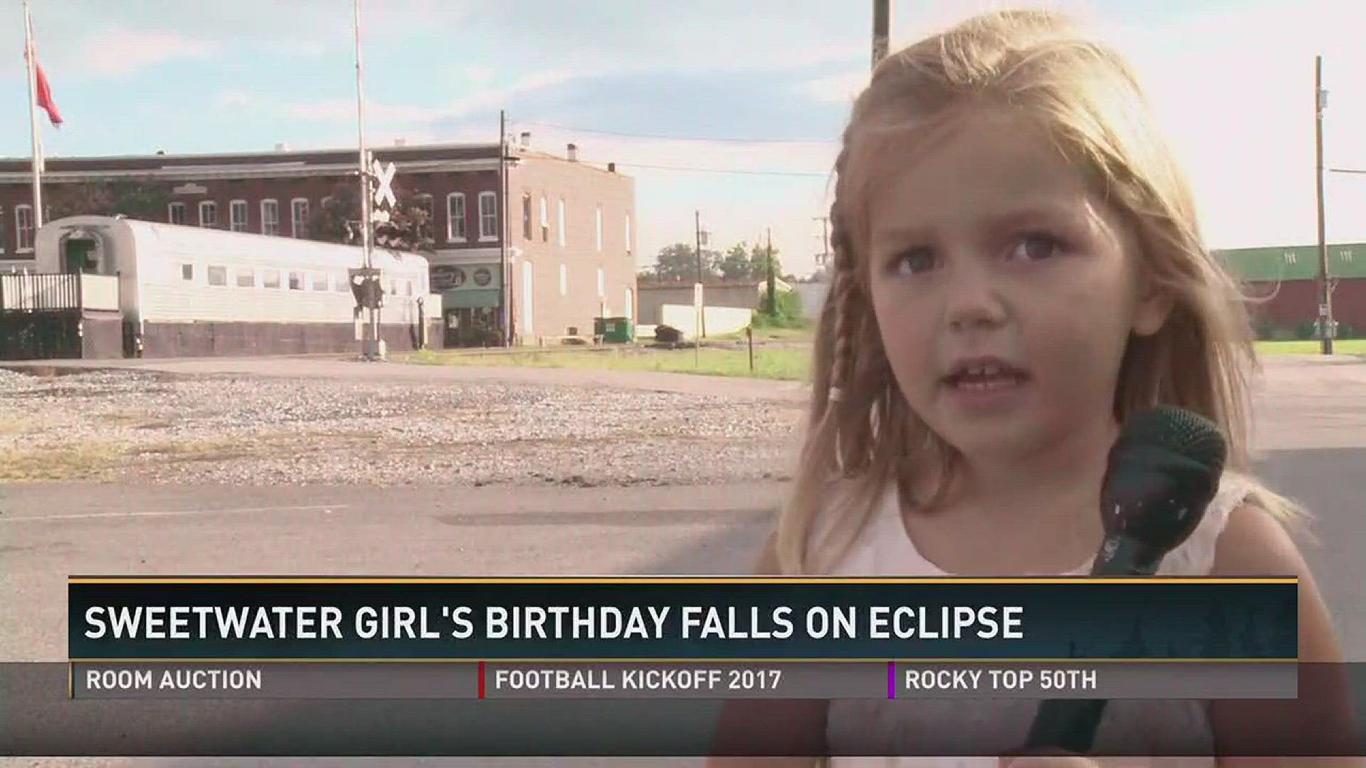 Aug. 15, 2017: While millions of people will be celebrating the total solar eclipse on Aug. 21, a young Sweetwater girl will be celebrating her birthday.