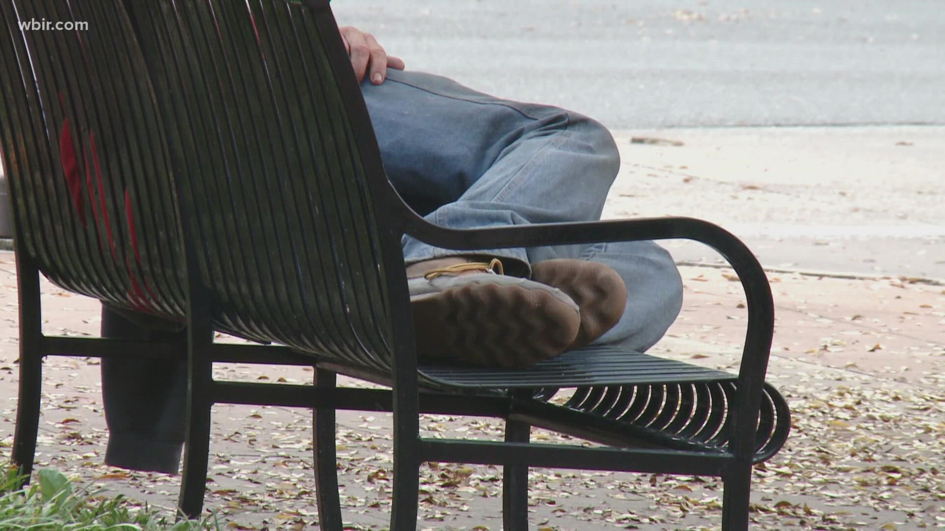 Data shows that there are around 1,500 people living on the streets in Knoxville.