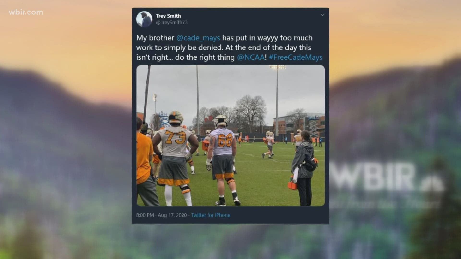 A social media movement continues in hopes of helping a Tennessee offensive lineman get the opportunity to play this season.