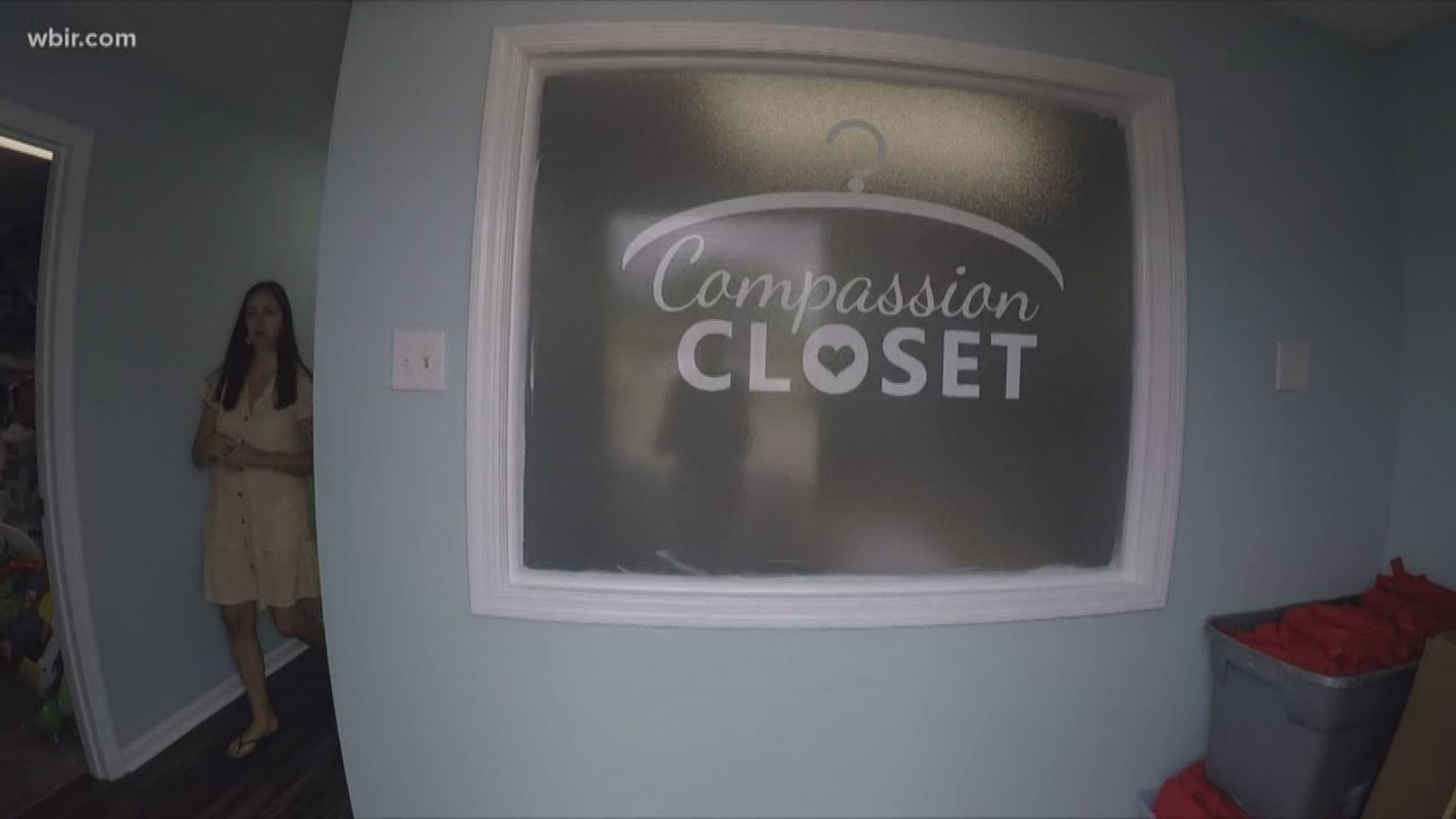The Compassion Closet is a donation-based resource where families in need can walk in and grab anything from clothes to a crib.