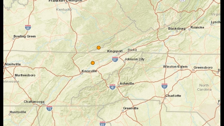 Did you feel it? 2 tiny earthquakes rumble near each other in East Tennessee and Kentucky