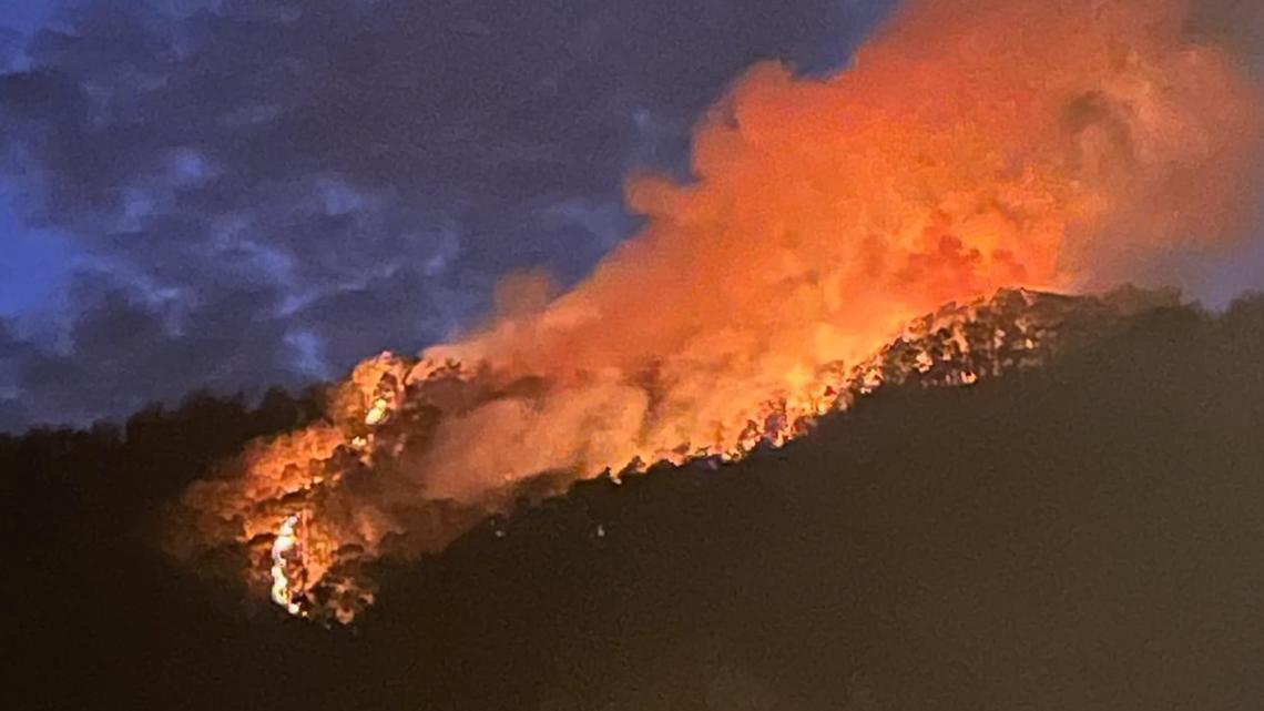 Anderson County officials fighting Rocky Top brush fire - Vimarsana News