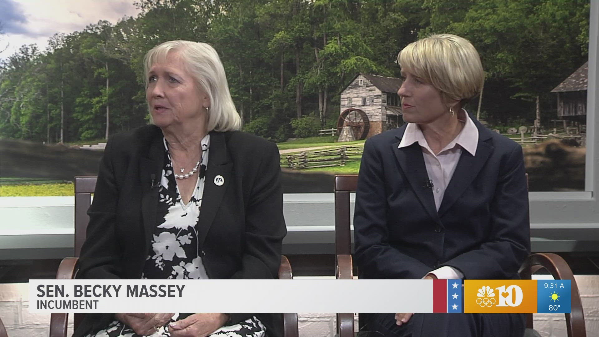 State Senate candidates Becky Duncan Massey and Monica Irvine talk about their race.