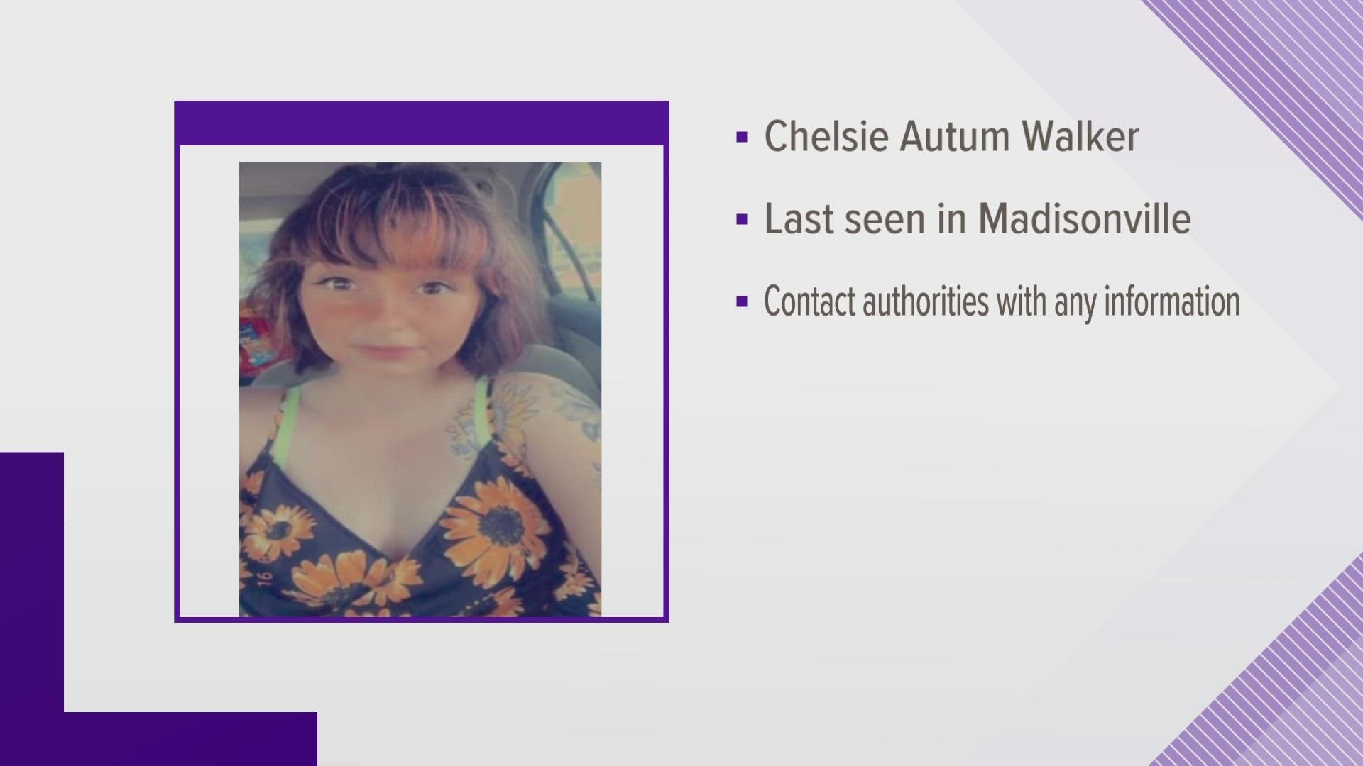 Chelsie Autum Walker was last seen on Saturday, Oct. 29,  according to MPD.