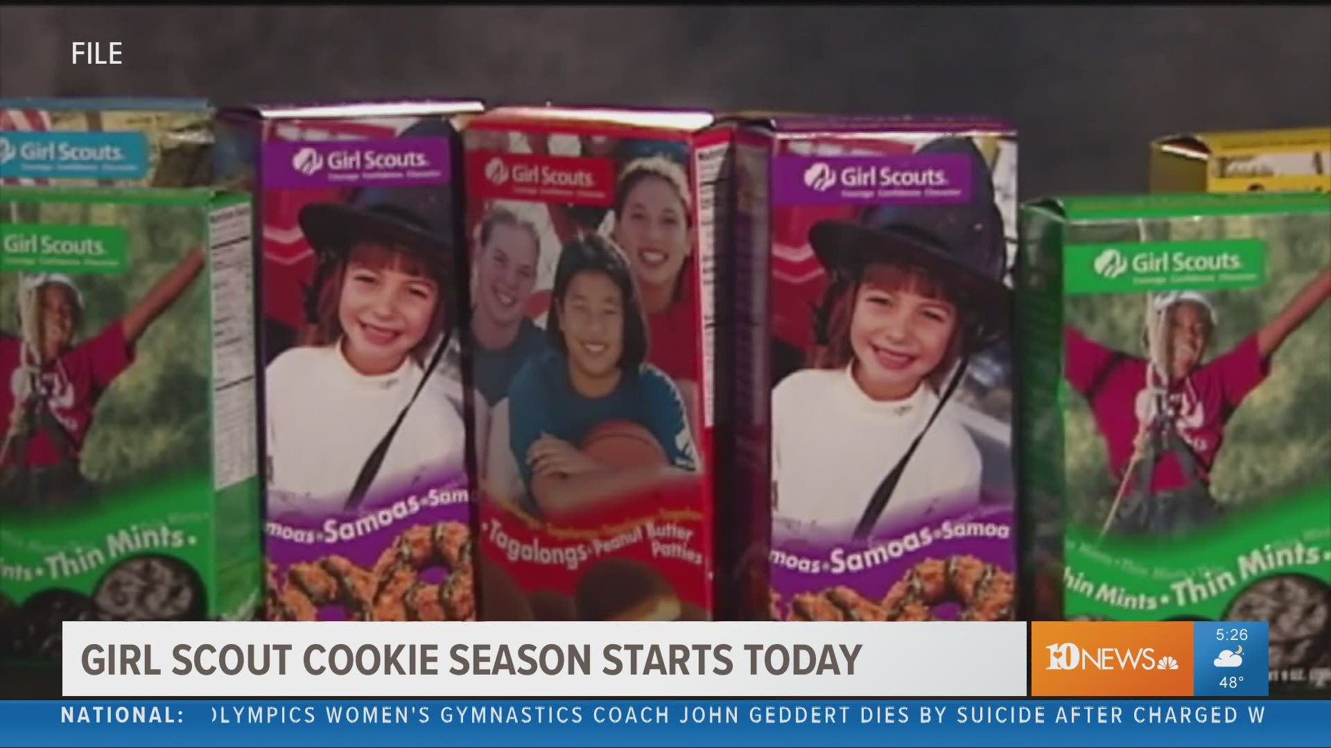 Grab your stretchy pants! Starting Friday, girl scout cookie season begins. There will be cookie booths at businesses across the area.
