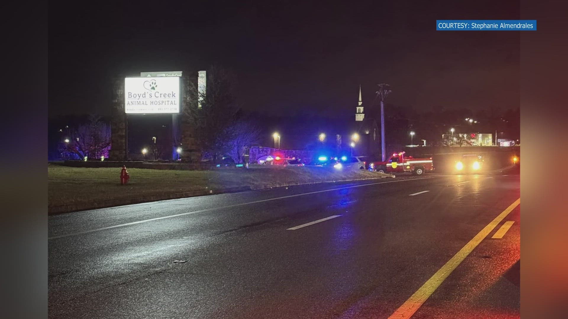 The shooting was reported at the Smoky Crossing apartment complex Friday night, according to a spokesperson for Sevier County.