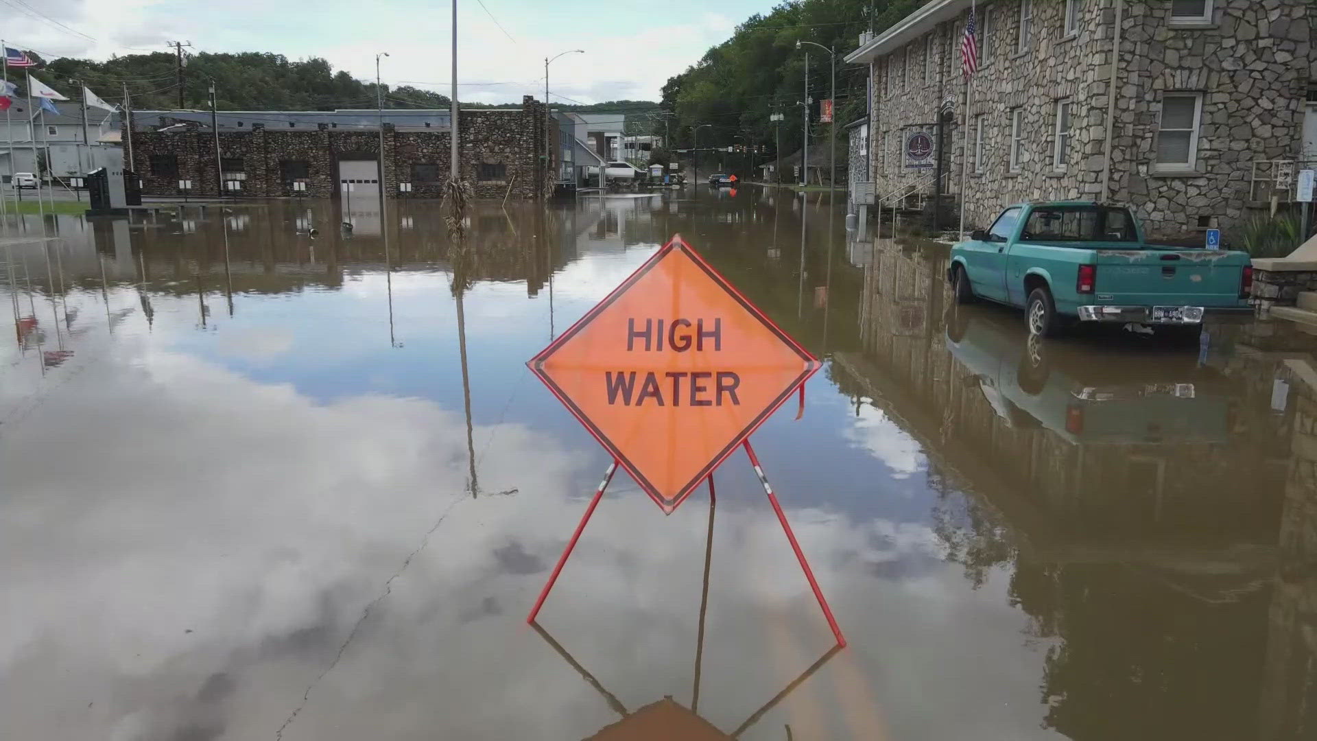 The Newport Community Center has turned into a shelter to help those in need.