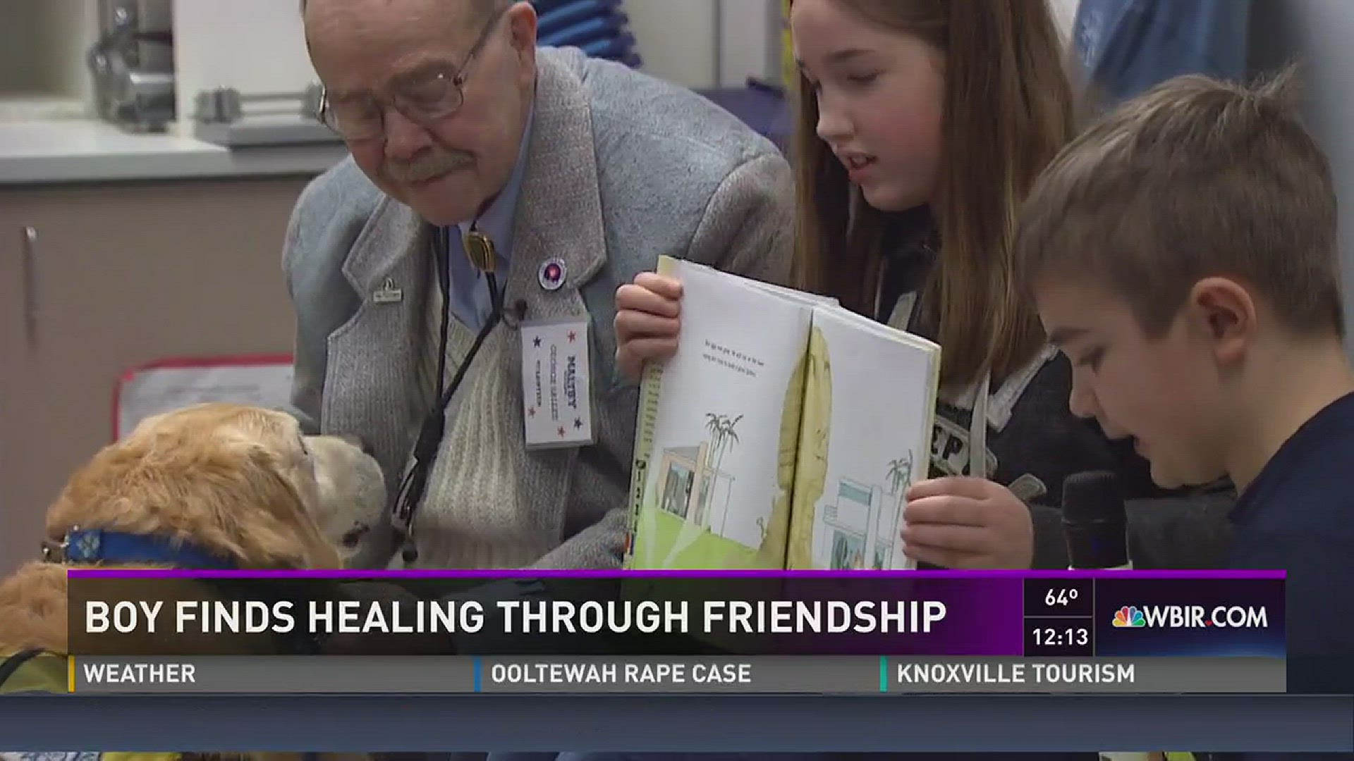 A boy, a dog and an 80-year-old man are showing us all the healing power of an unexpected friendship during the darkest of times.