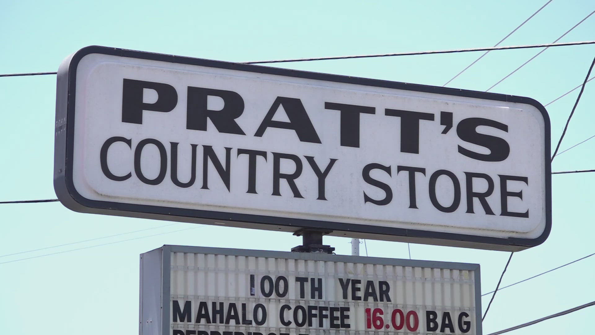 Pratt's Country Store is located at the corner of Tazewell Pike and Jacksboro Pike, known for its variety of produce and community pride.