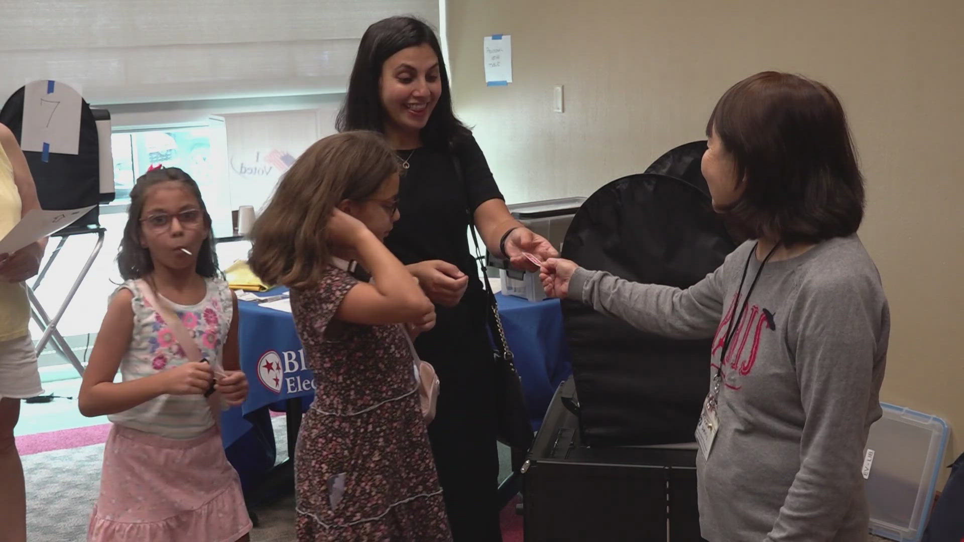 A woman from Blount County voted for the first time — achieving one of her new goals as an American citizen.