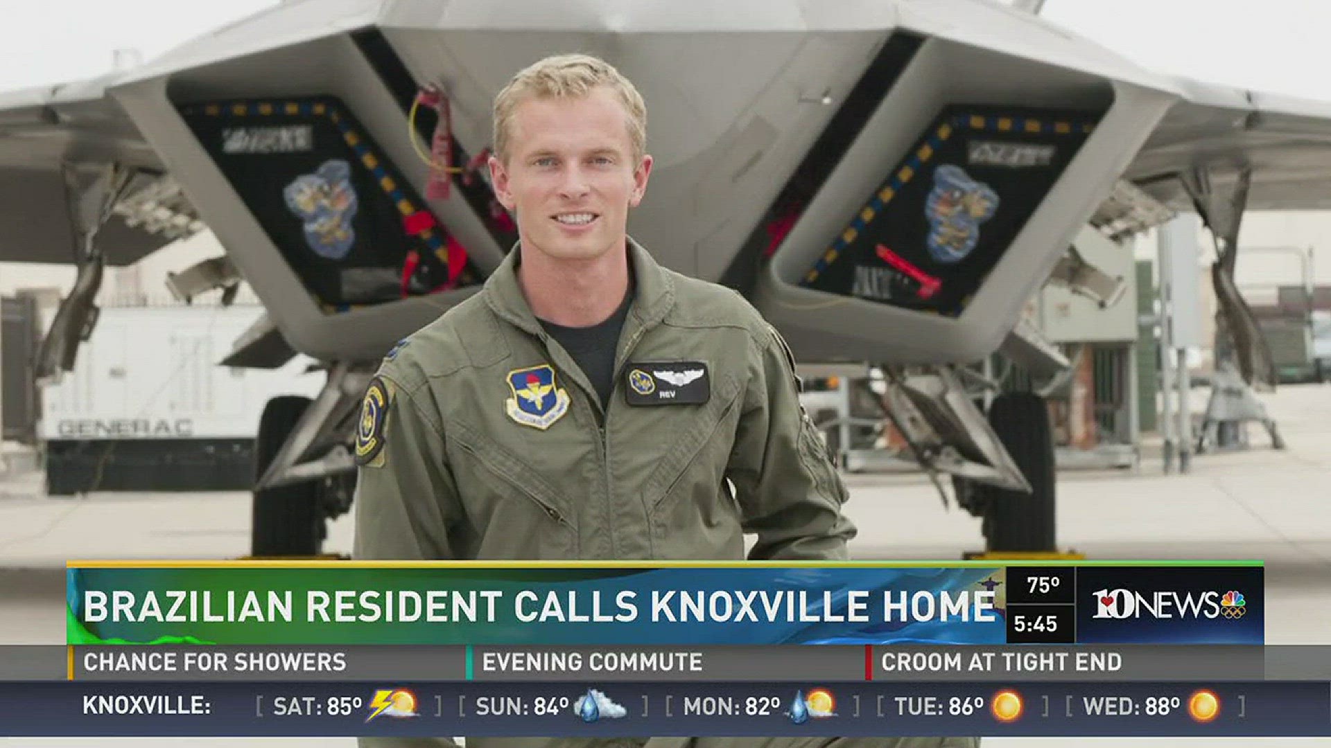 A fighter pilot from East Tennessee lives in Brazil as part of a new air force strategy focused on helping the military build stronger foundations with other nations. (8/19/16 6PM)