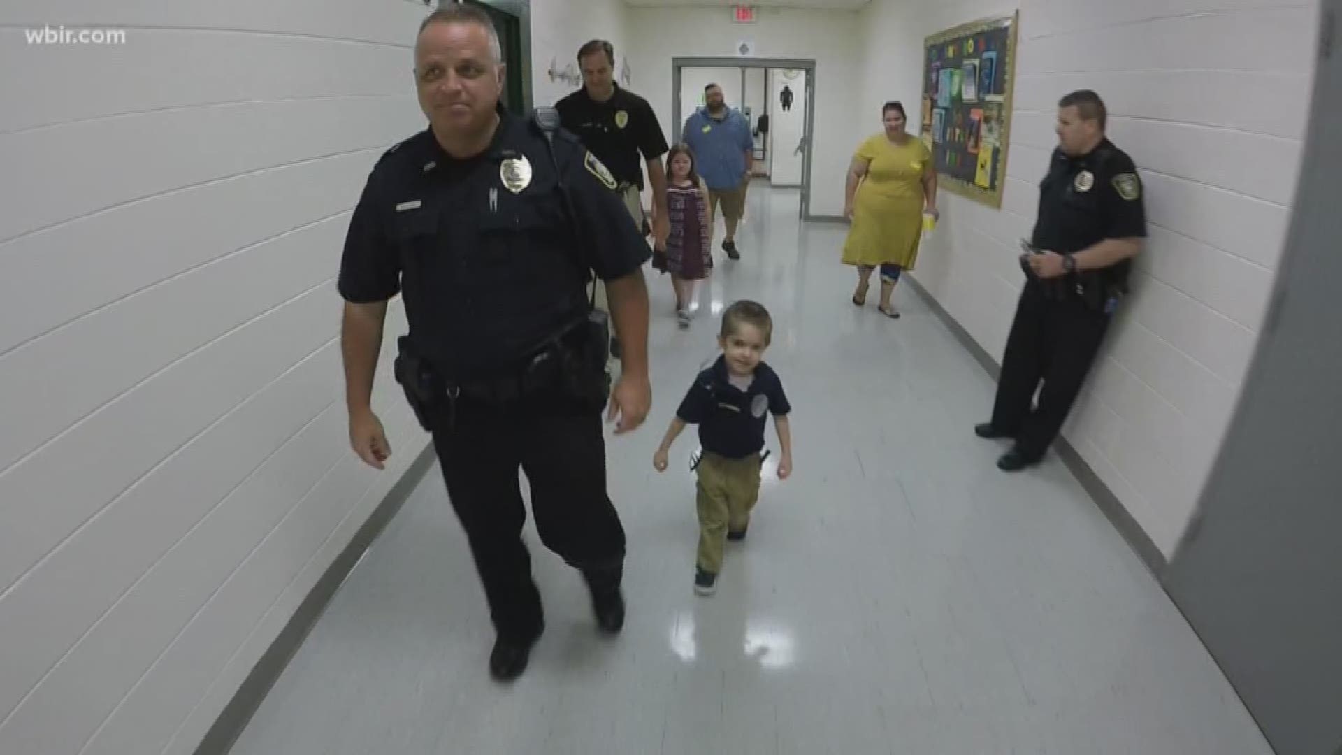 Imagine if your hero threw you a birthday party... For one little boy in Clinton, that dream came true! He was made an honorary police officer for a day.