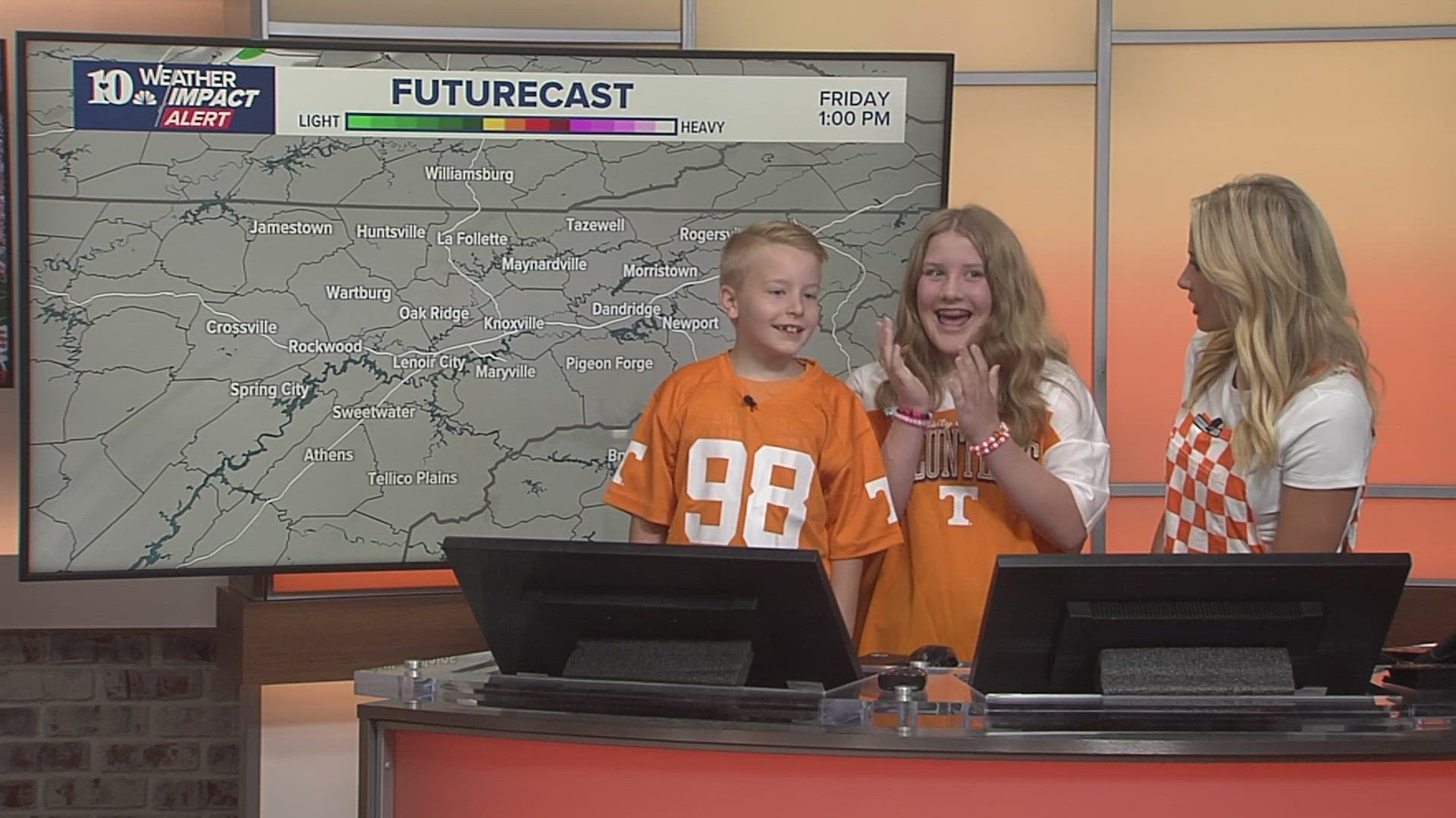 Meet Ezra and Claire, a second grader from John Sevier Elementary and an eighth grader from Maryville Junior High! They both want to be meteorologists someday!