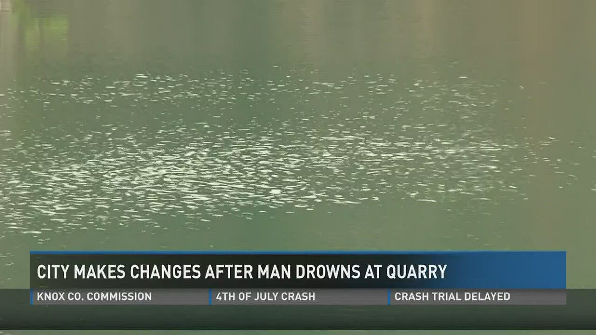 The city is making changes after a man drowns at quarry.