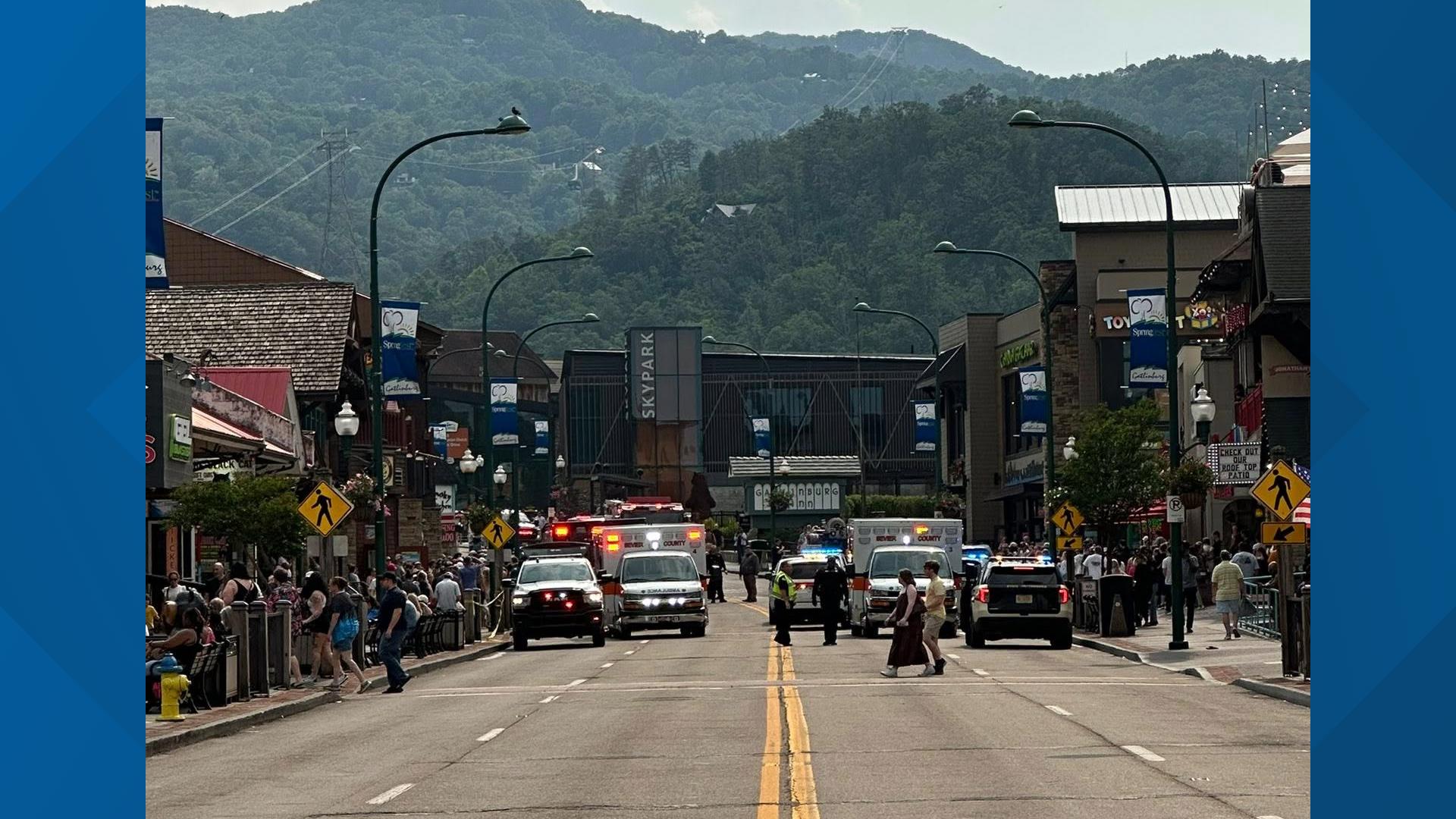 Seven injured after multi-vehicle crash in Gatlinburg | wbir.com