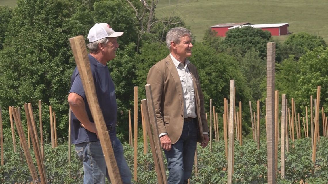 Gov. Bill Lee visits Grainger County farm as part of America 250 celebration
