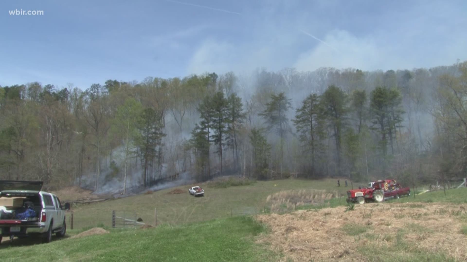 A brush fire in Seymour is completely out after burning 25 acres Saturday.