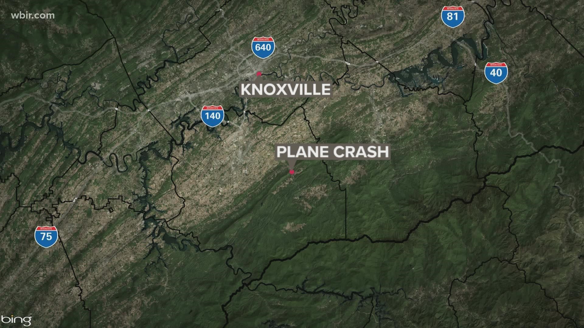 BCSO Small plane crash in the Chilhowee Mountains on Saturday leaves