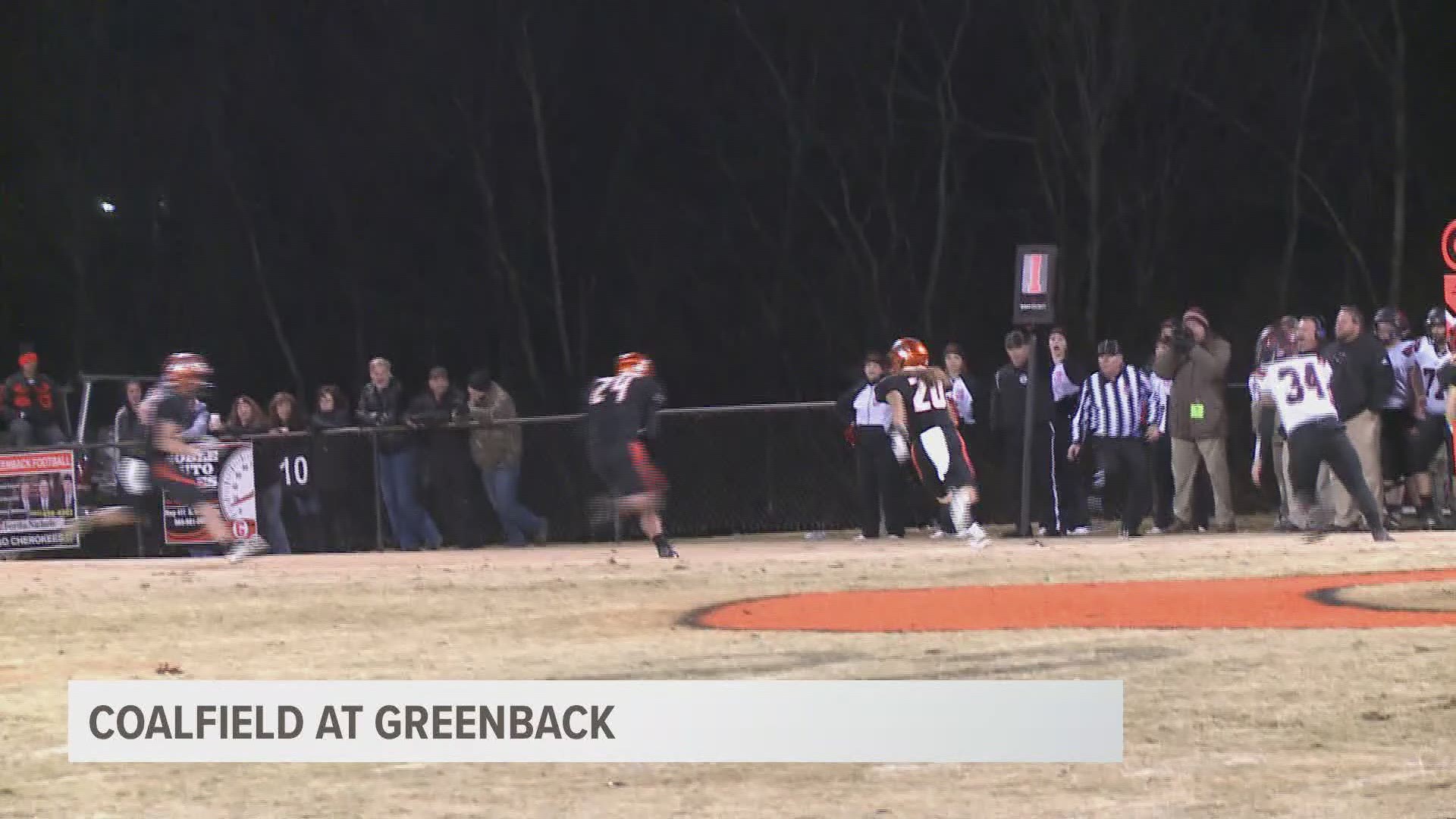 Greenback stays undefeated with a win over rival Coalfield. The Cherokees will play Whitwell in the semi finals.