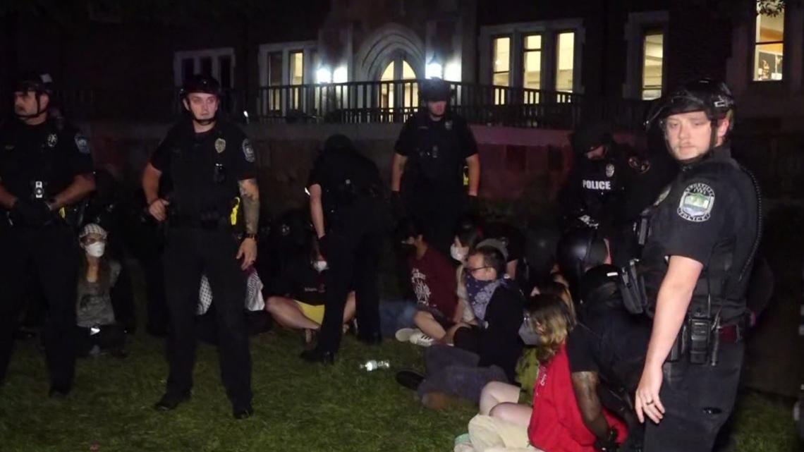 Varios arrestados durante protesta pacífica en el campus de UT