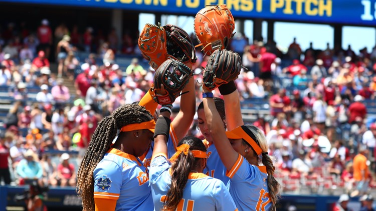 No. 1 Oklahoma hands No. 4 Tennessee softball first loss of WCWS in 9-0 run-rule decision