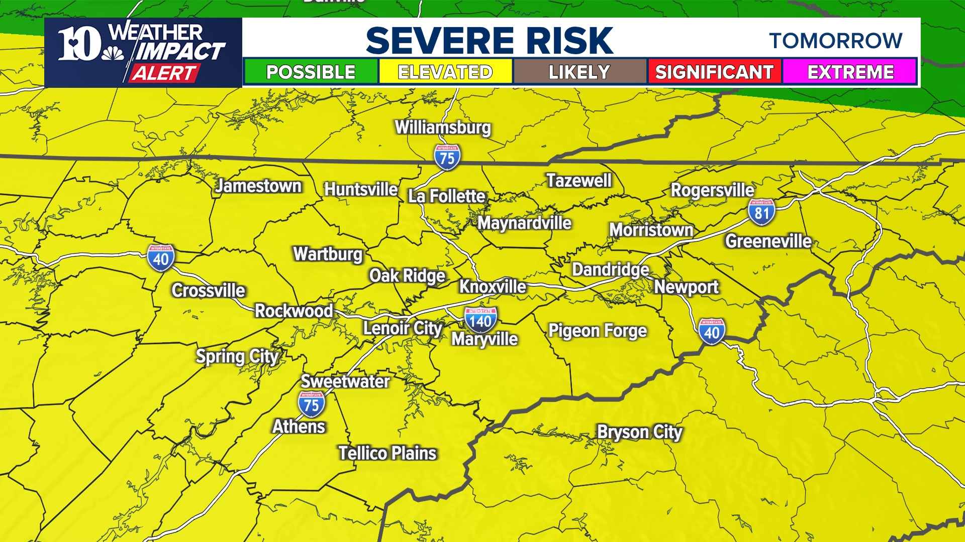 Severe storms threaten East Tennessee this weekend | wbir.com