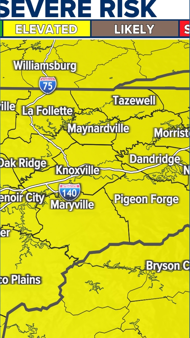 Severe storms threaten East Tennessee this weekend | wbir.com