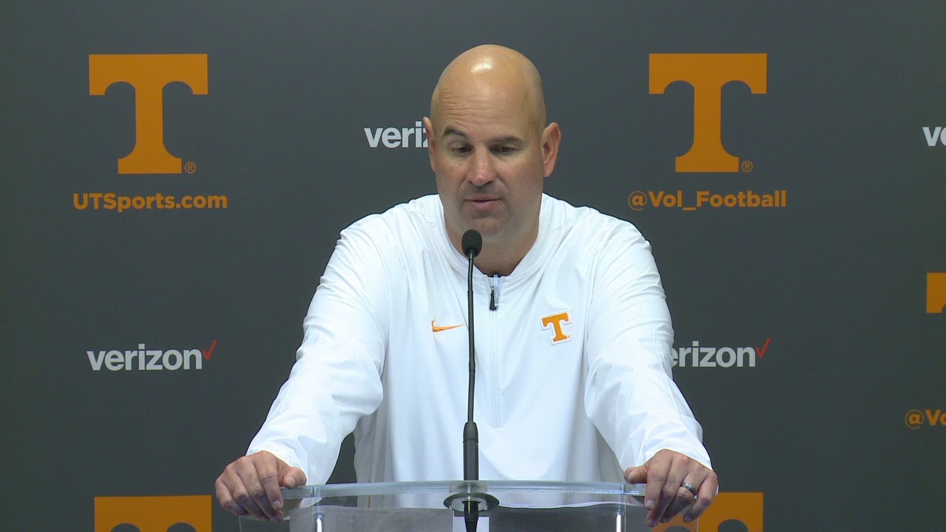 Jeremy Pruitt stopped the Vol Walk at the corner of Peyton Manning Pass and Phillip Fulmer Way to make sure his team understood who they were playing for - the passionate fans gathered around them.