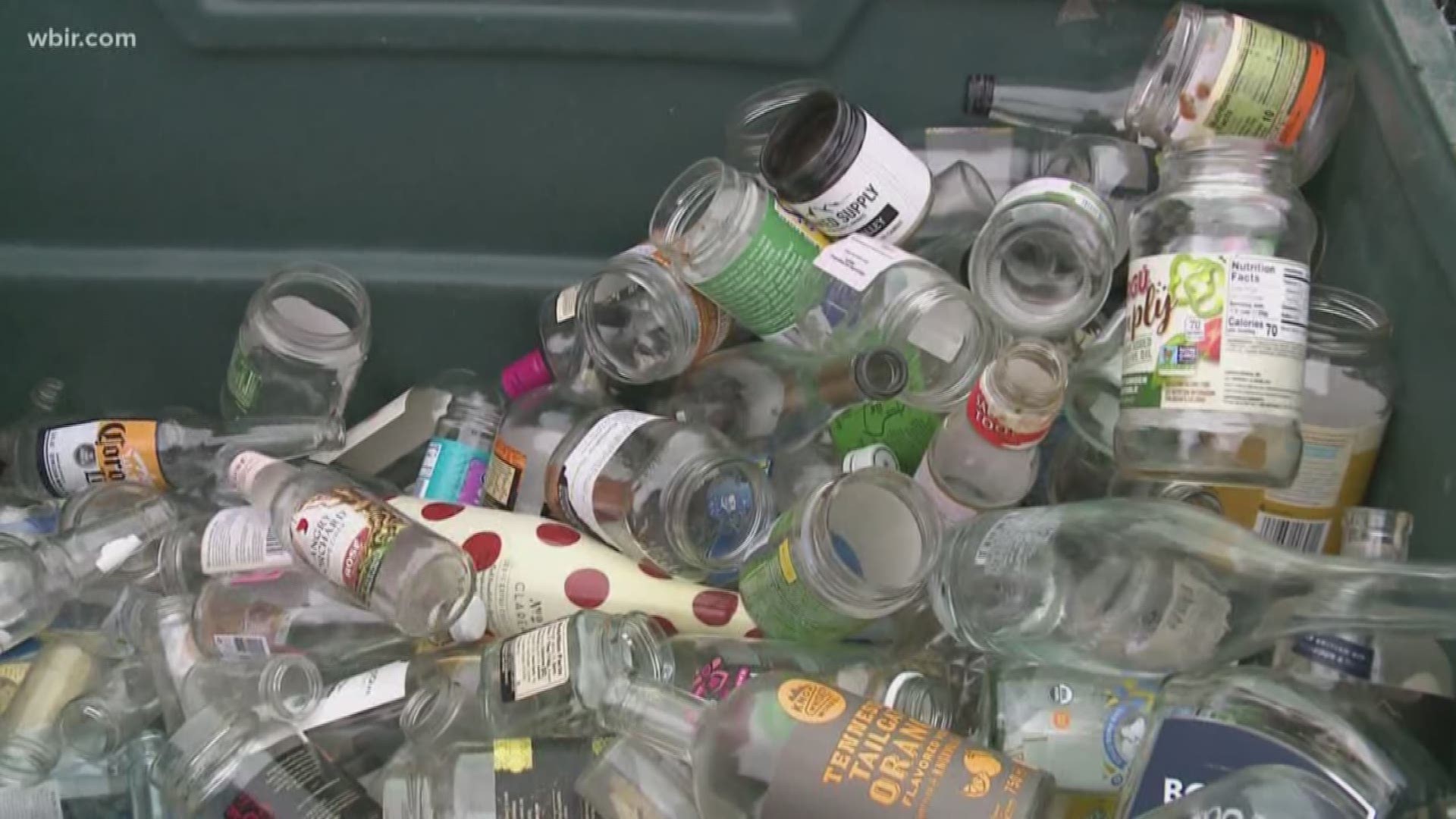 Organizers say putting your glass in the trash can bring serious harm to the environment.