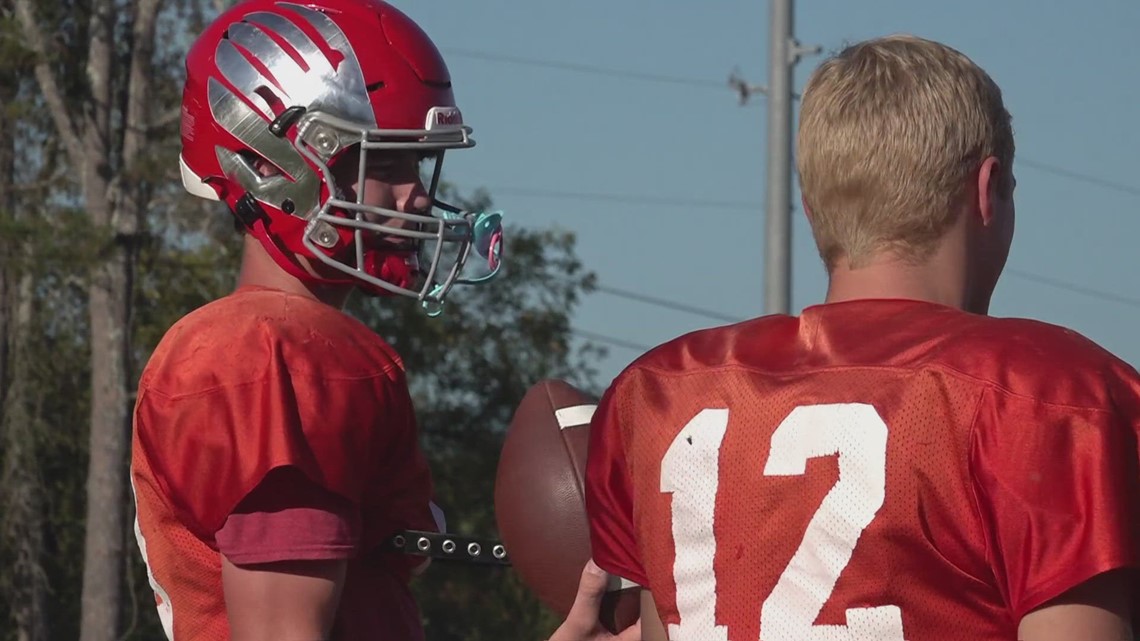 High school quarterback and high school wide receiver credit friendship