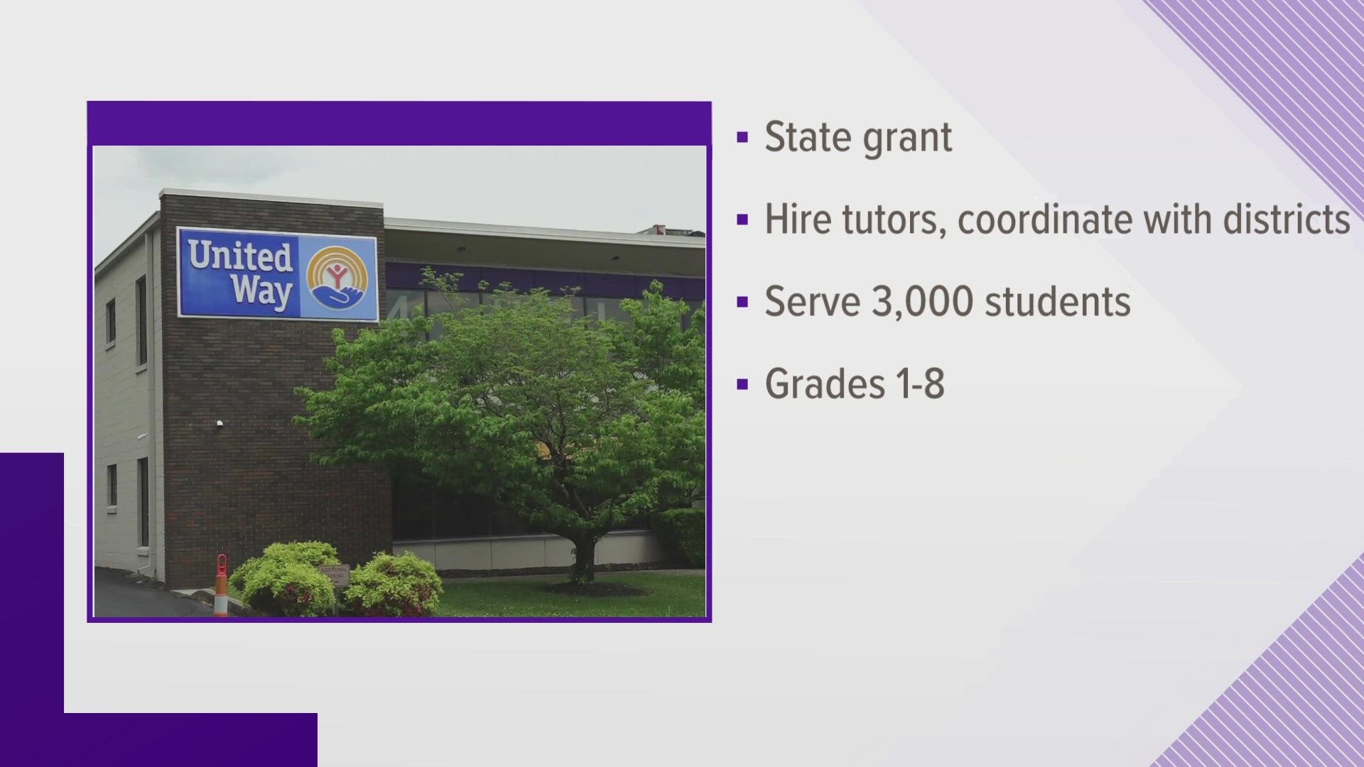 The grant is part of $27 million in total from the Tennessee Department of Education, given to establish tutoring programs across the state.